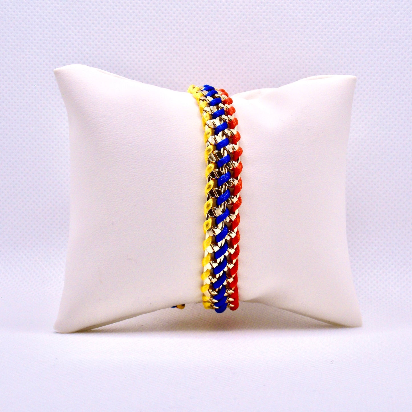 Pulsera Amarillo Azul y Rojo AAR